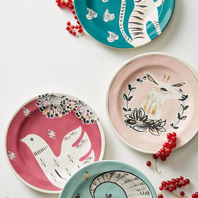 Corinna Dessert Plate Fawn