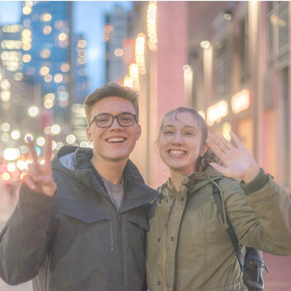 Cheesin' after a wonderful dinner with friends!
Photo taken by groomsman Jeremy Daly