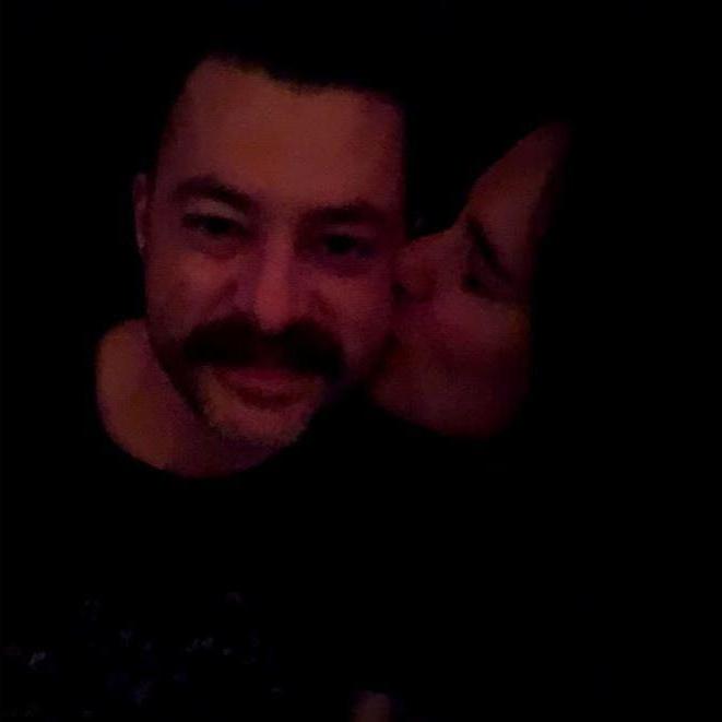 Our first photo together.
