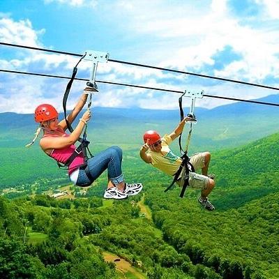 Zip lining adventure