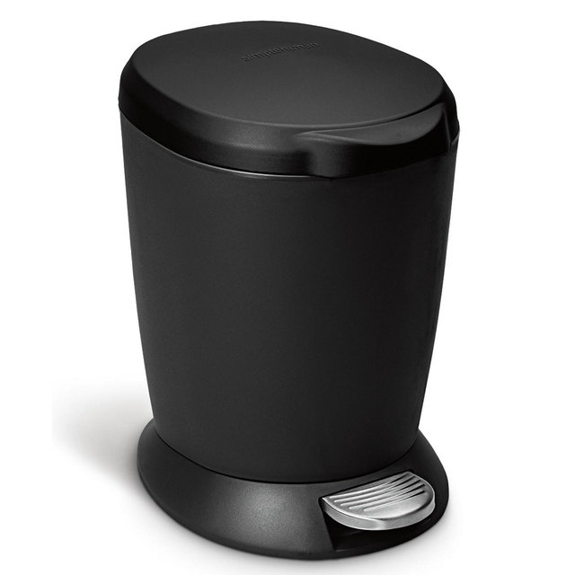 simplehuman 6 Litre Plastic Round Step Can