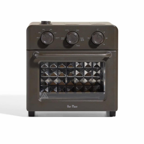 Our Place Wonder Oven | 6-in-1 Air Fryer & Toaster Oven with Steam Infusion | Compact, Countertop Friendly, Fast Preheat, Multifunctional | Air Fry, Toast, Roast, Bake, Reheat & Broil | Steam