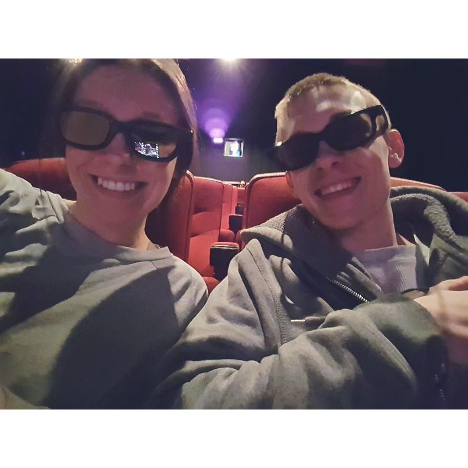 This was our third time seeing Star Wars... 'nuff said.