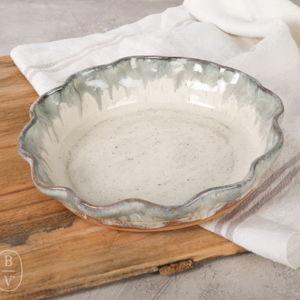 Pie/Quiche Dish - Etta B Pottery in Lapis