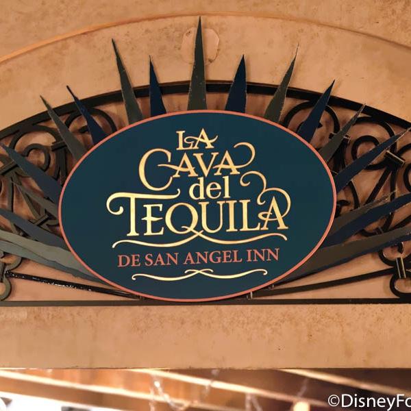 Tequila tasting at la cava in Epcot