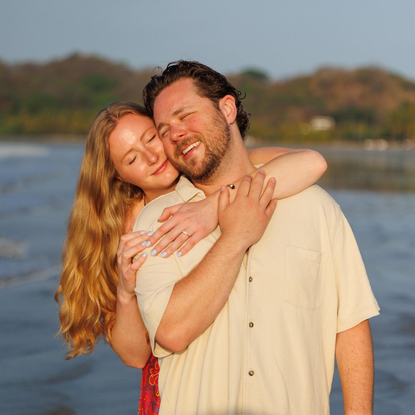 12 hours after the engagement in Costa Rica… best trip ever!
