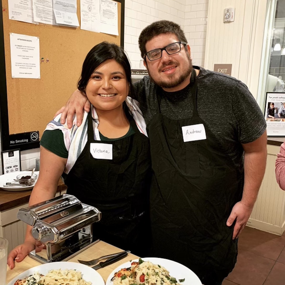 We loved learning how to make homemade pasta.