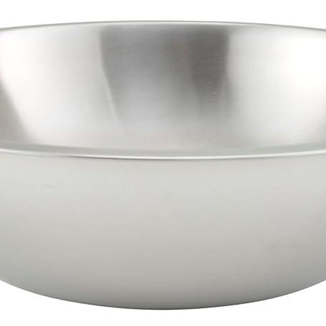 Winco Heavy-Duty Mixing Bowl, 13-Quart, Stainless Steel
