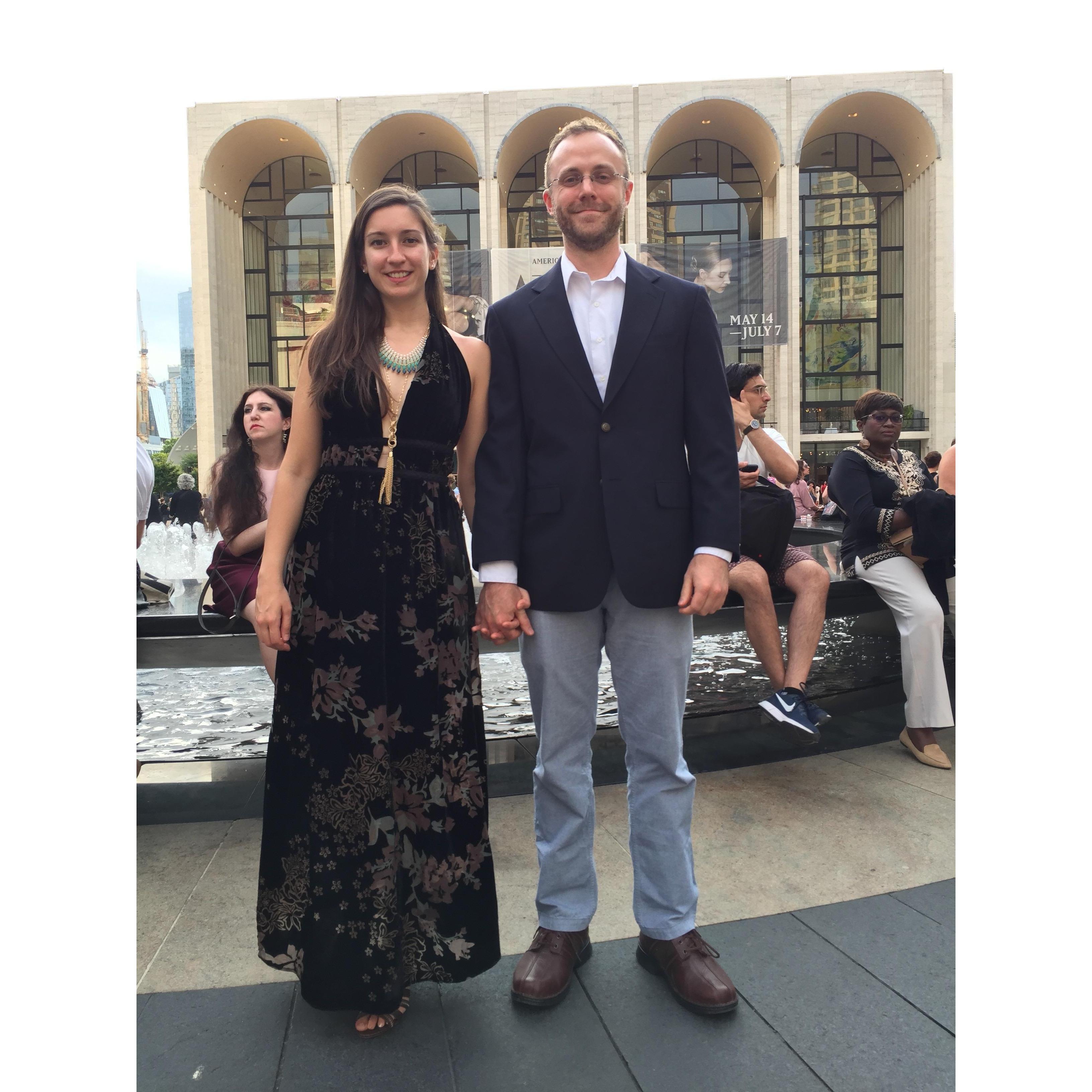 Date night in NYC- Romeo and Juliet at Lincoln Center.