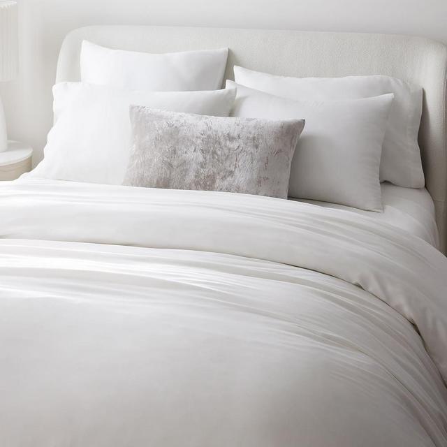 Silky TENCEL Duvet, King/Cal. King Set, White
