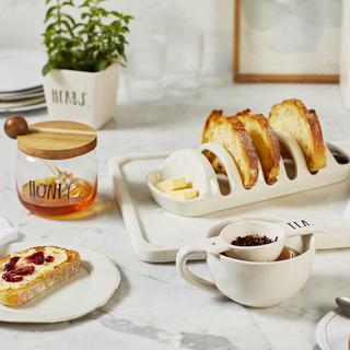 Rae Dunn Stem Print Vintage Toast Tray