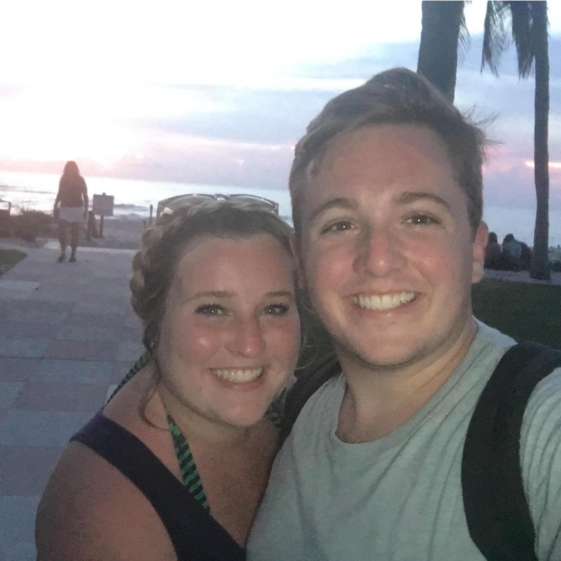 Beach Day with Joey and Ally's Parents, what Ally didn't know is Joey asked her Dad for her hand in marriage that morning!