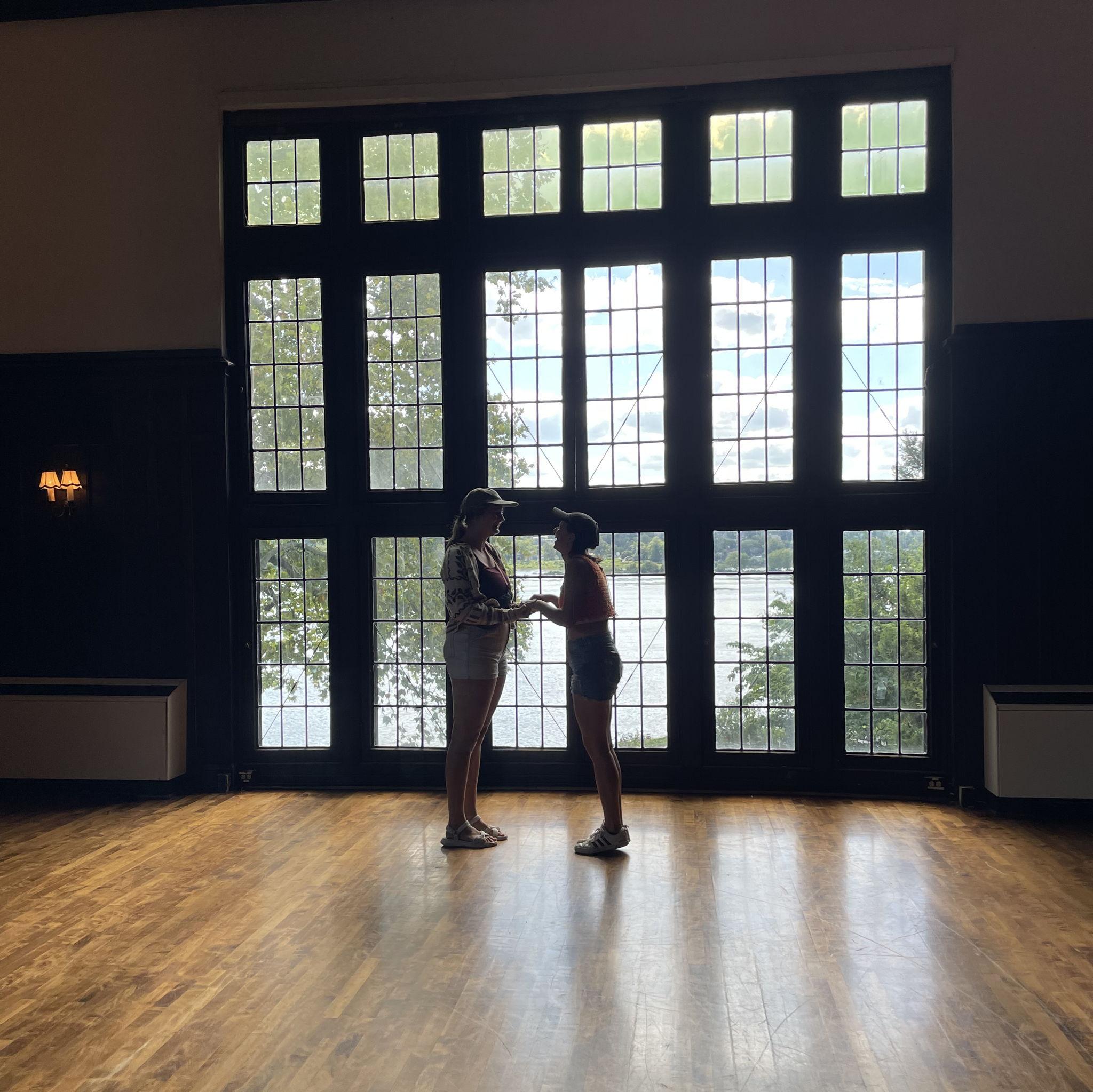 Stopping in at the Civic's Club during Kipona