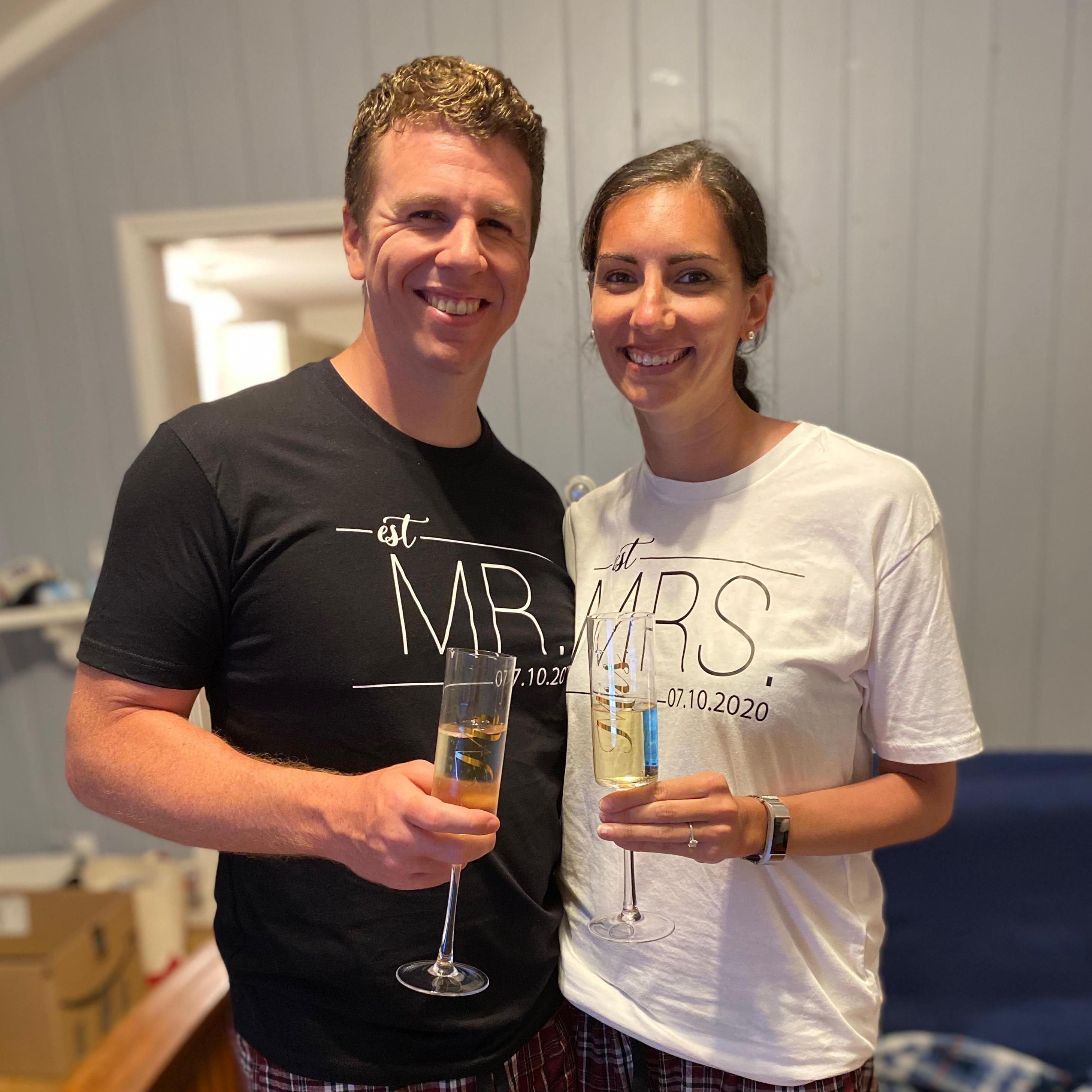 Cheers to ALMOST Mr. & Mrs.!! Let a new countdown begin!