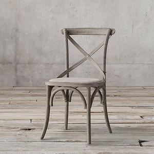 Madeleine Fabric Side Chair - Burnt Oak