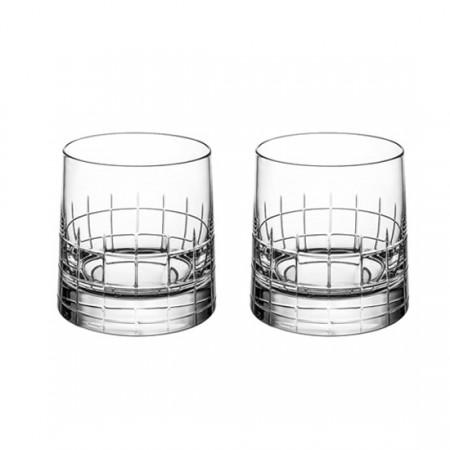 Crystal Double Old Fashion Set for 2