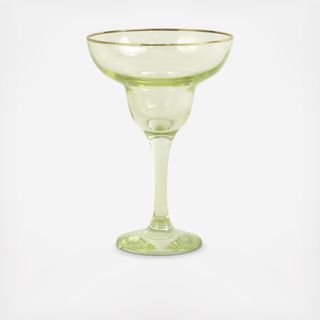 Rainbow Margarita Glass, Set of 4