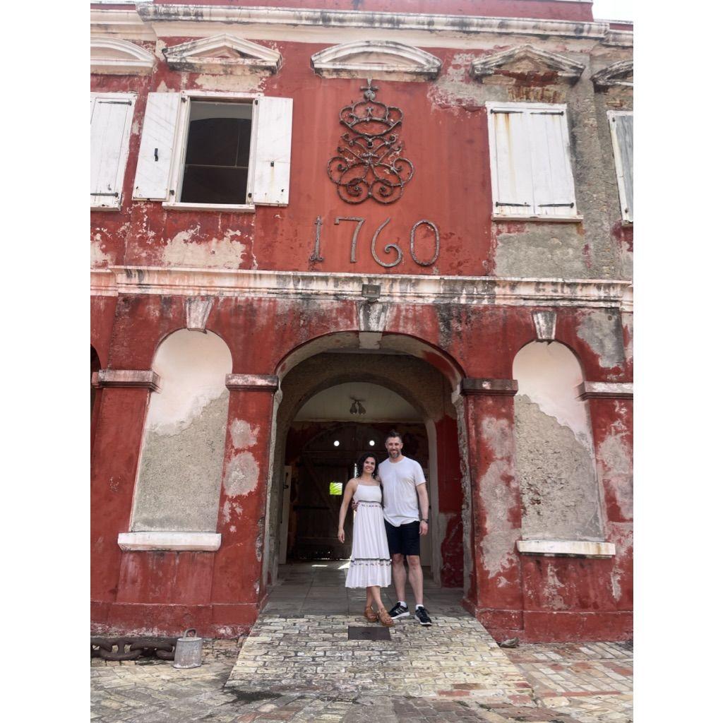 2024: While in the Virgin Islands for a dear friend's wedding, Cam and Laura went to several museums.