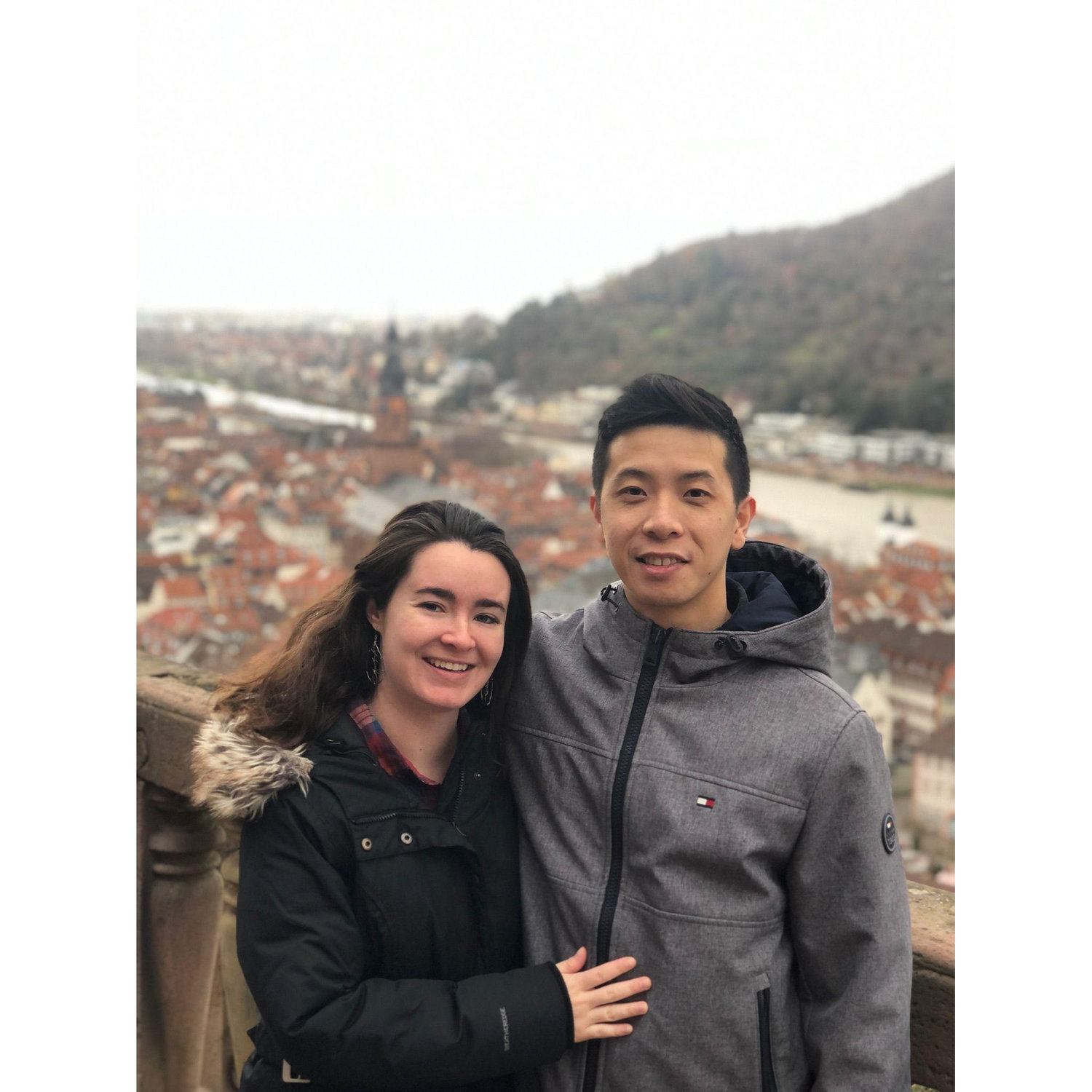 2023 - We took a trip to Germany, made new friends, filled up on schnitzel, and posed for a photo at Heidelberg Castle.