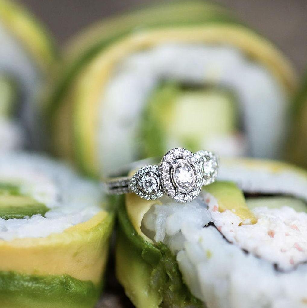 Sushi was our first date!
