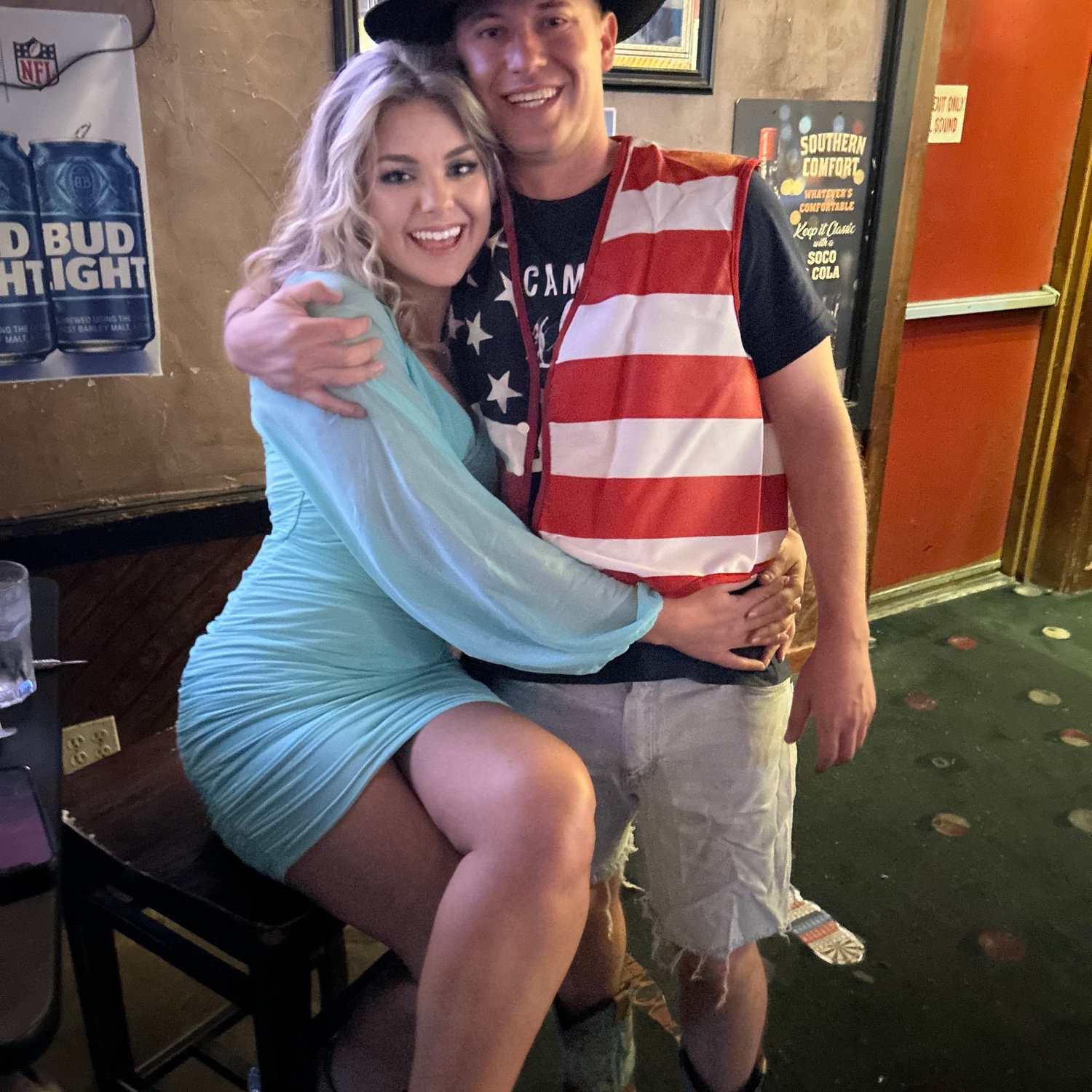 Our first Halloween together 
Lady Liberty 🗽 Mr. America 🇺🇸