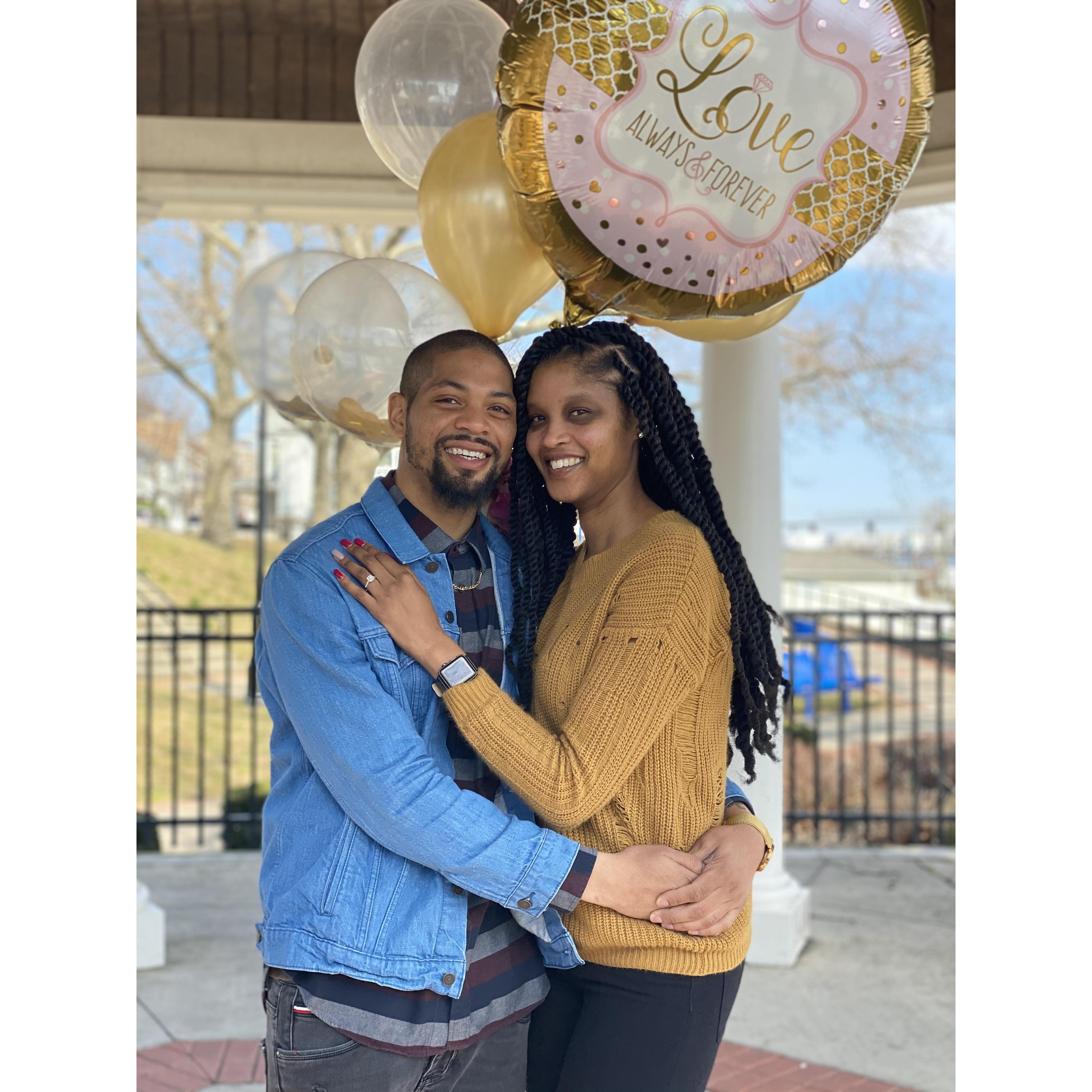 Day of engagement proposal