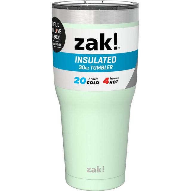 Zak! Designs 12oz Double Wall Stainless Steel Tumbler Mint Green