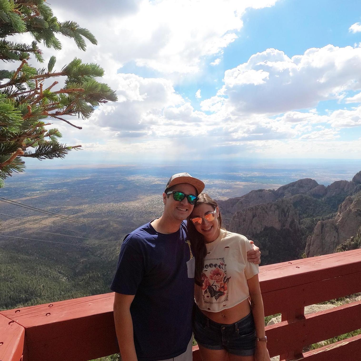 Sandia Peak in Albuquerque, New Mexico