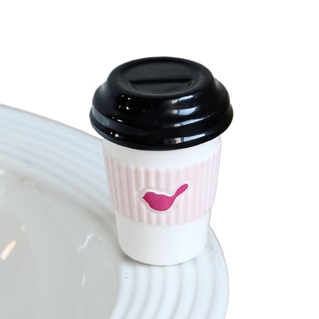 nora fleming cup of ambition (coffee cup) A295 - Hand-Painted Ceramic Unique Décor - Summer Minis for the Home and Office