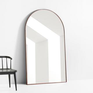 Edge Rounded Arch Floor Mirror