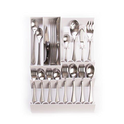 Knork Flatware Storage Tray, White