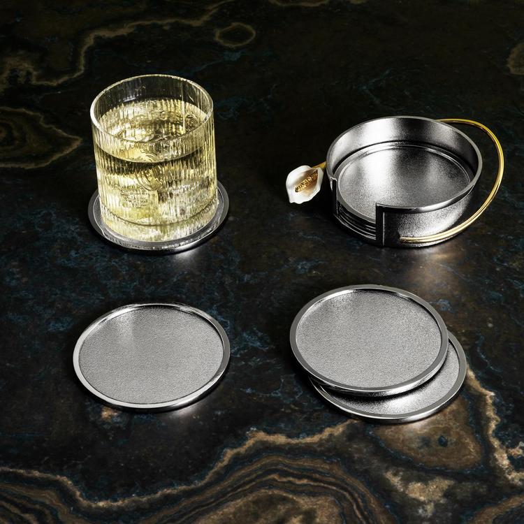 Michael Aram, Calla Lily 7-Piece Coaster Set | Zola