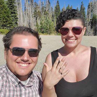 Finally Engaged! 2019. Bailey came home from Utah for 6 days for a quick visit from the National Park Service. And left back to Utah engaged.