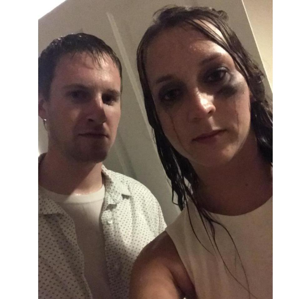 The time we ran through a downpour rainstorm from our friend's wedding to our hotel