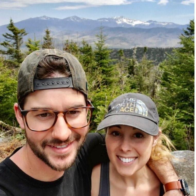 Hiking to the top of Mount Cherry in the White Mountains