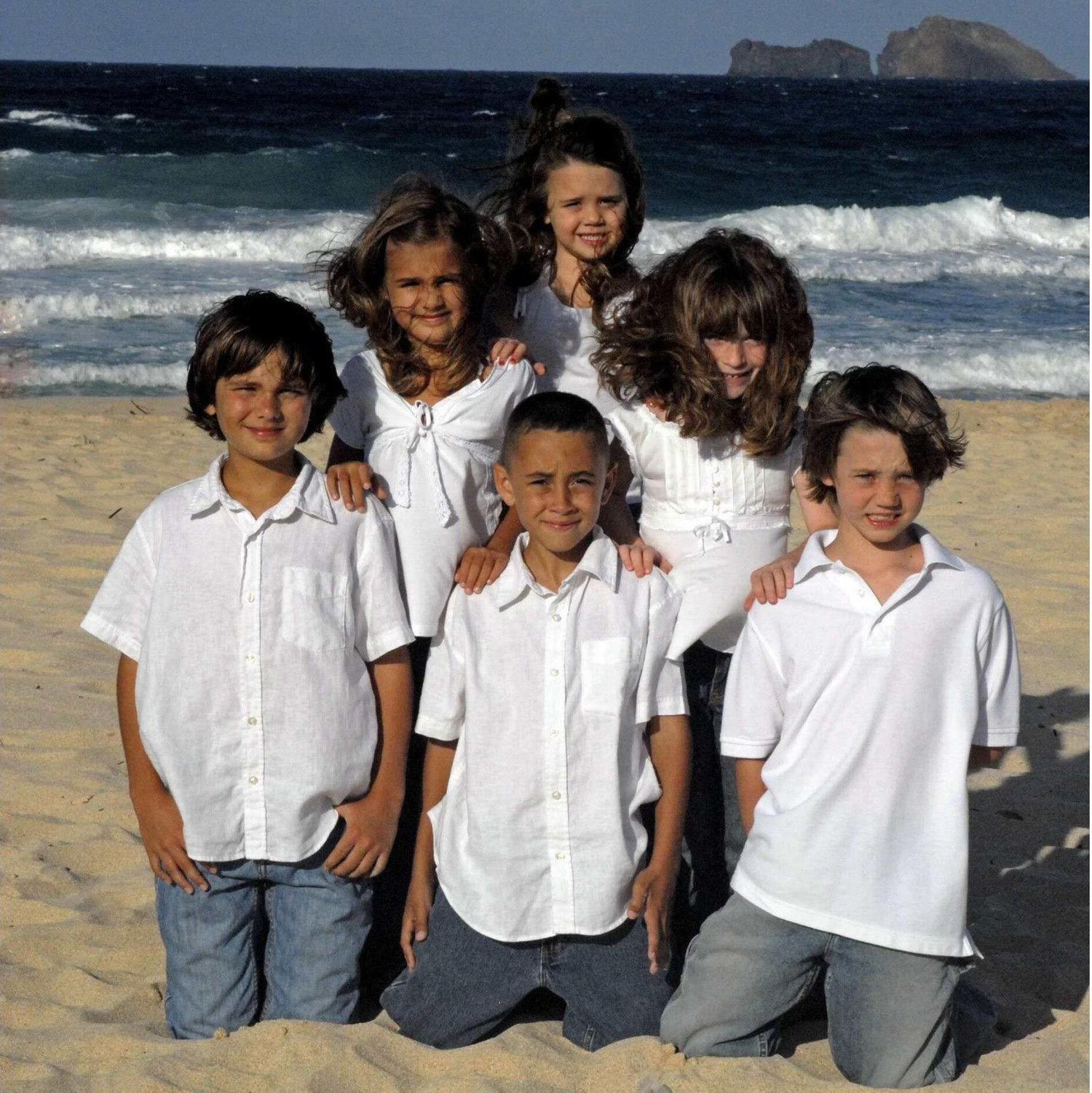Brooklyn, Kaytie, Shyanne, Austin, Blake, and Tyler - Hawaii 2005.