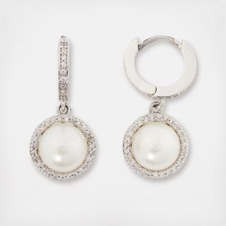 Something Sparkly Silver Spade Huggies