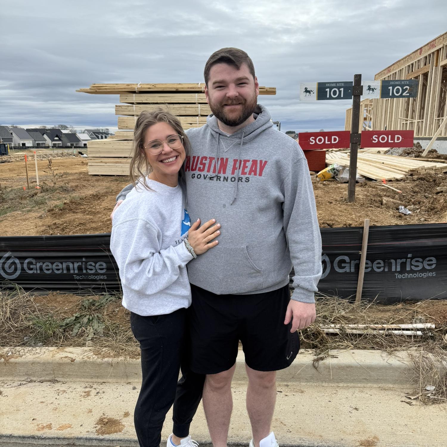 The site of our new home!