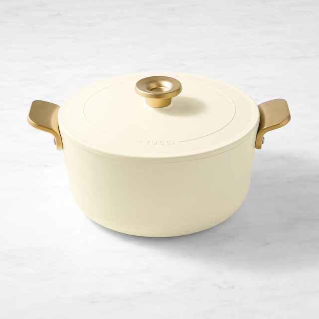 GreenPan™ Stanley Tucci™ Ceramic Nonstick Dutch Oven, 6.5-Qt., Carrara White