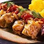 Eating Romanian traditional food