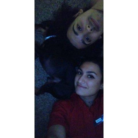 Relaxing after working a long shift at Ihop together.