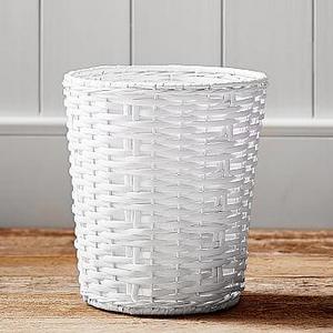 Perry Wastebasket - White