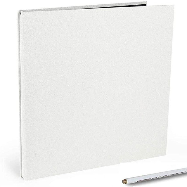 Photo Album Self Adhesive 4x6 5x7 3x5 8.5x11 Scrapbook Magnetic Album DIY Scrap Book Length 11 x Width 10.8 (Inches) with A Metallic Pen