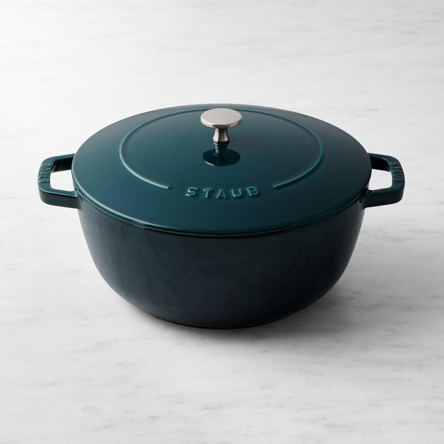Staub Enameled Cast Iron Essential French Oven, 5-Qt., La Mer