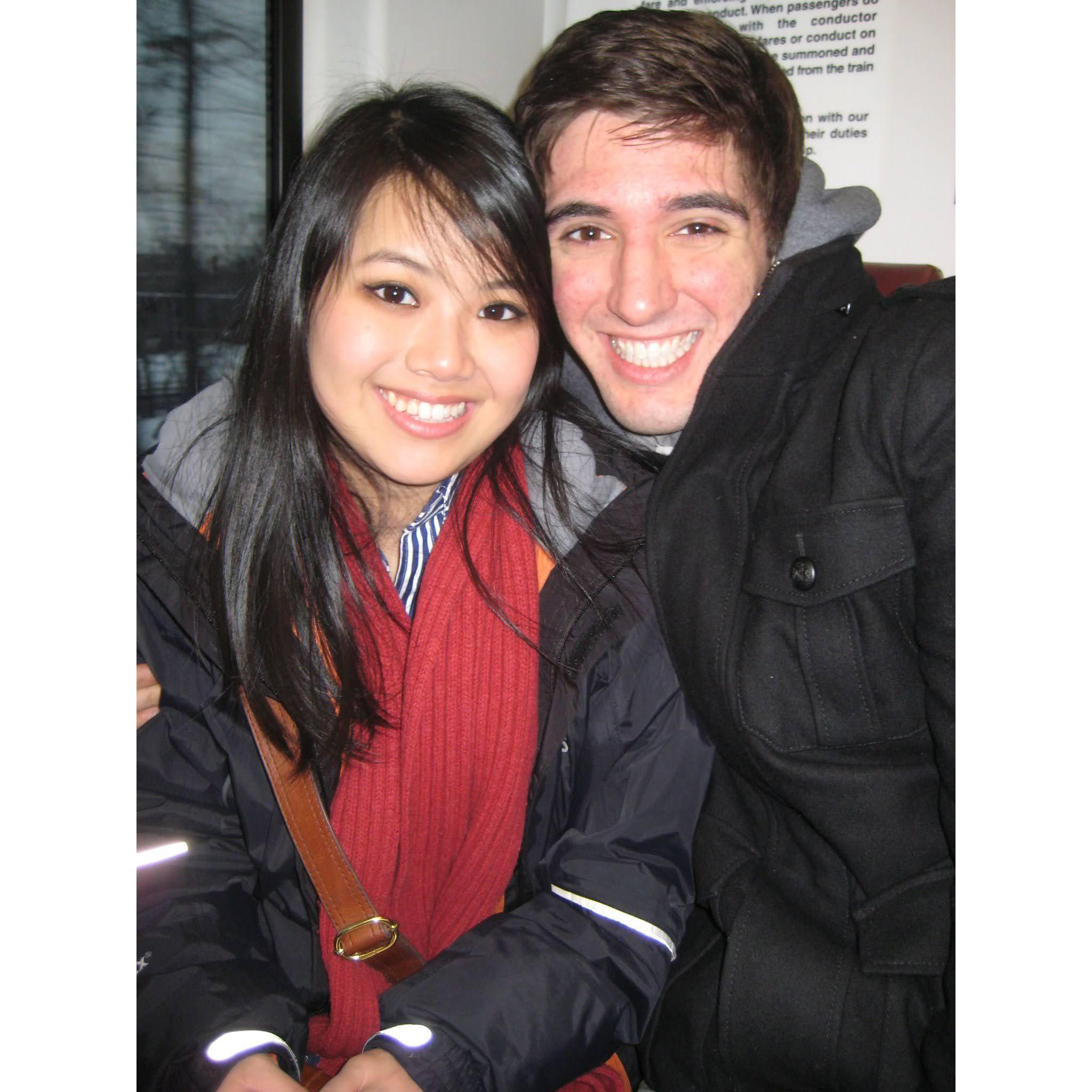 Ping was finally ready to tell her parents she had met someone special! She used this photo to break the news that he wasn't Asian.