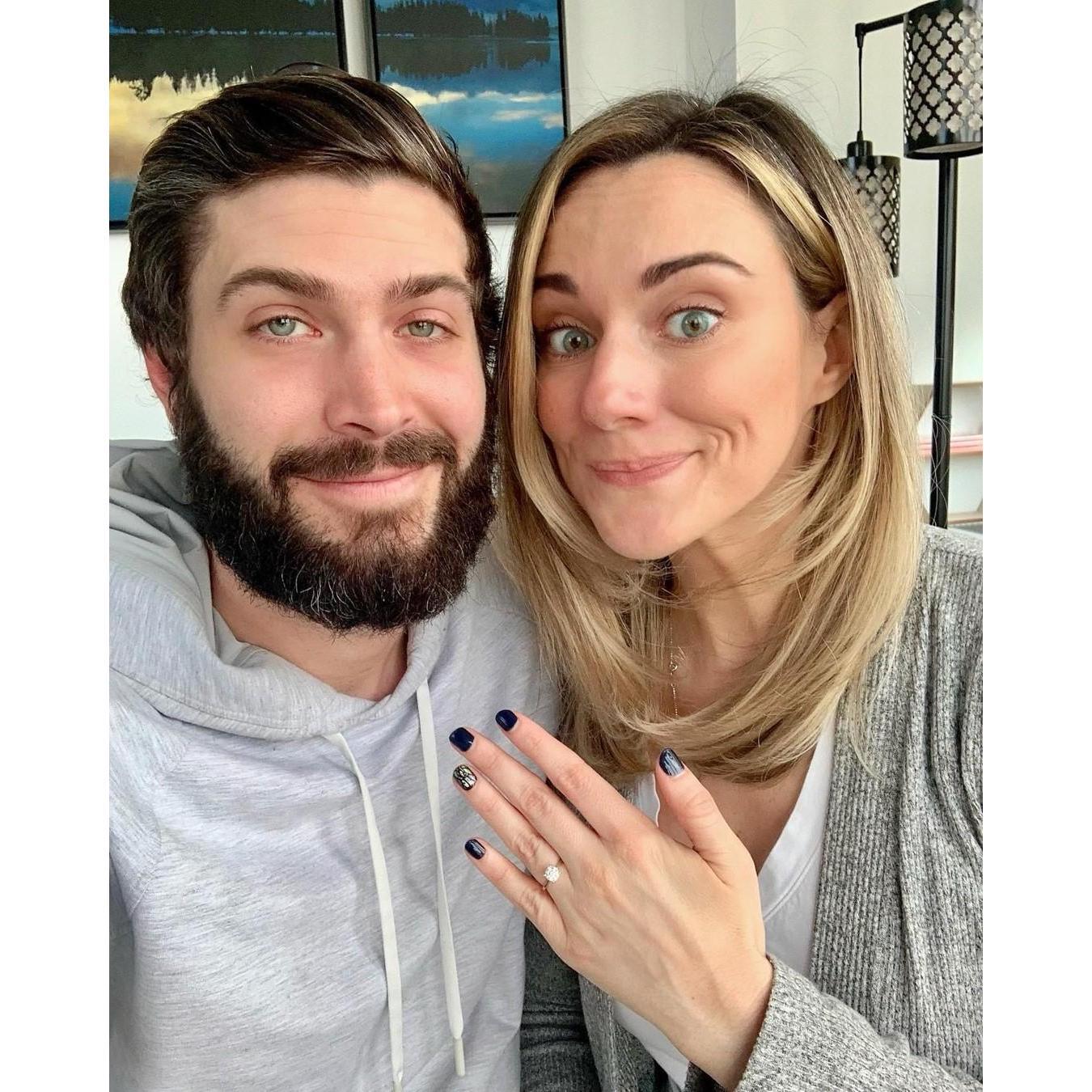 The day we got engaged, Brooklyn, NY