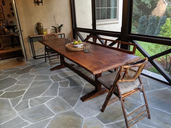 Trestle Tables - French Farmhouse Tables - Made from Antique Materials