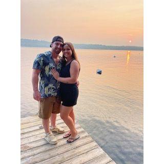 When we got engaged!