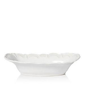 VIETRIIncanto Stone White Lace Large Au Gratin