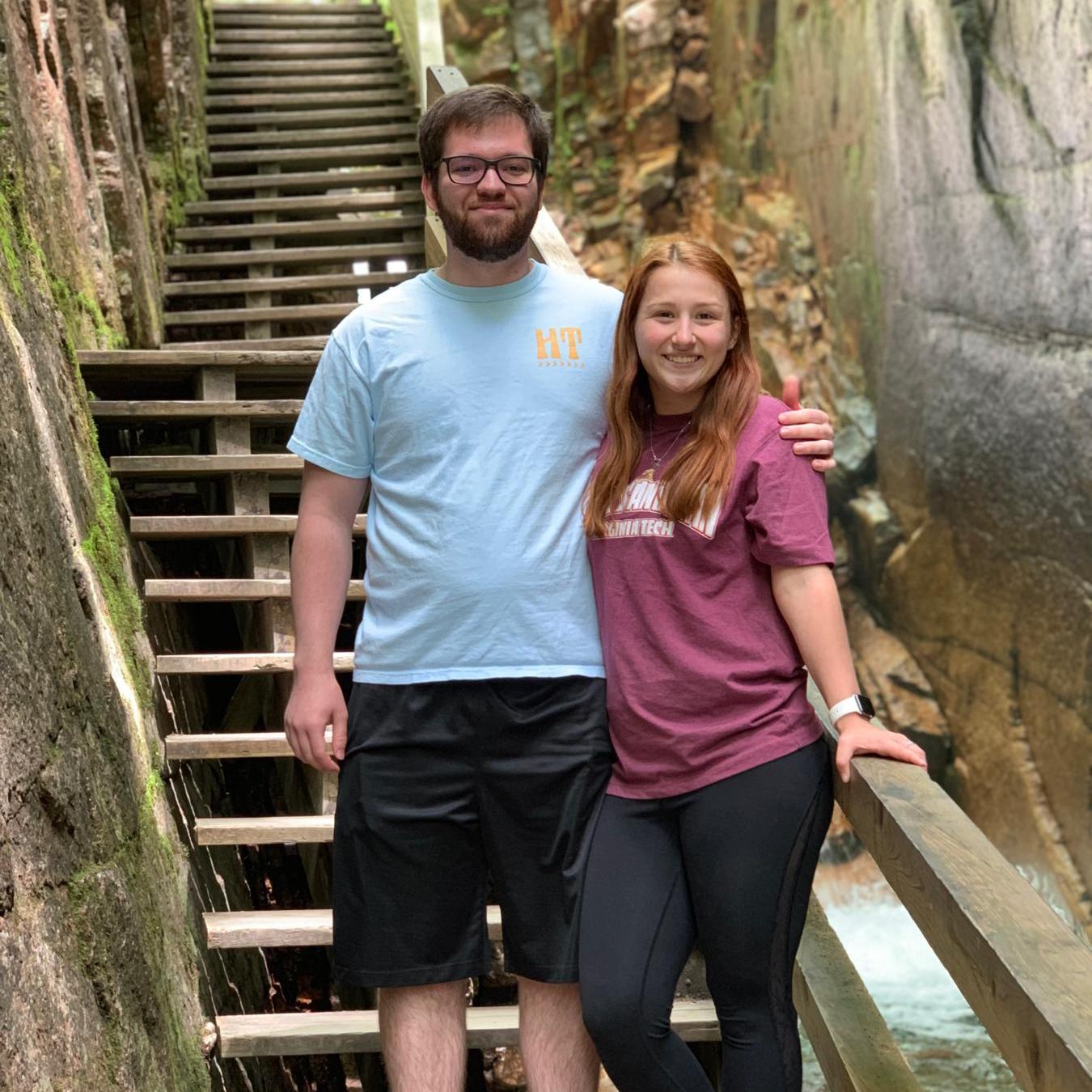 the first of two 14-hour trips Nick made to visit Delaney while she was living and working in New Hampshire